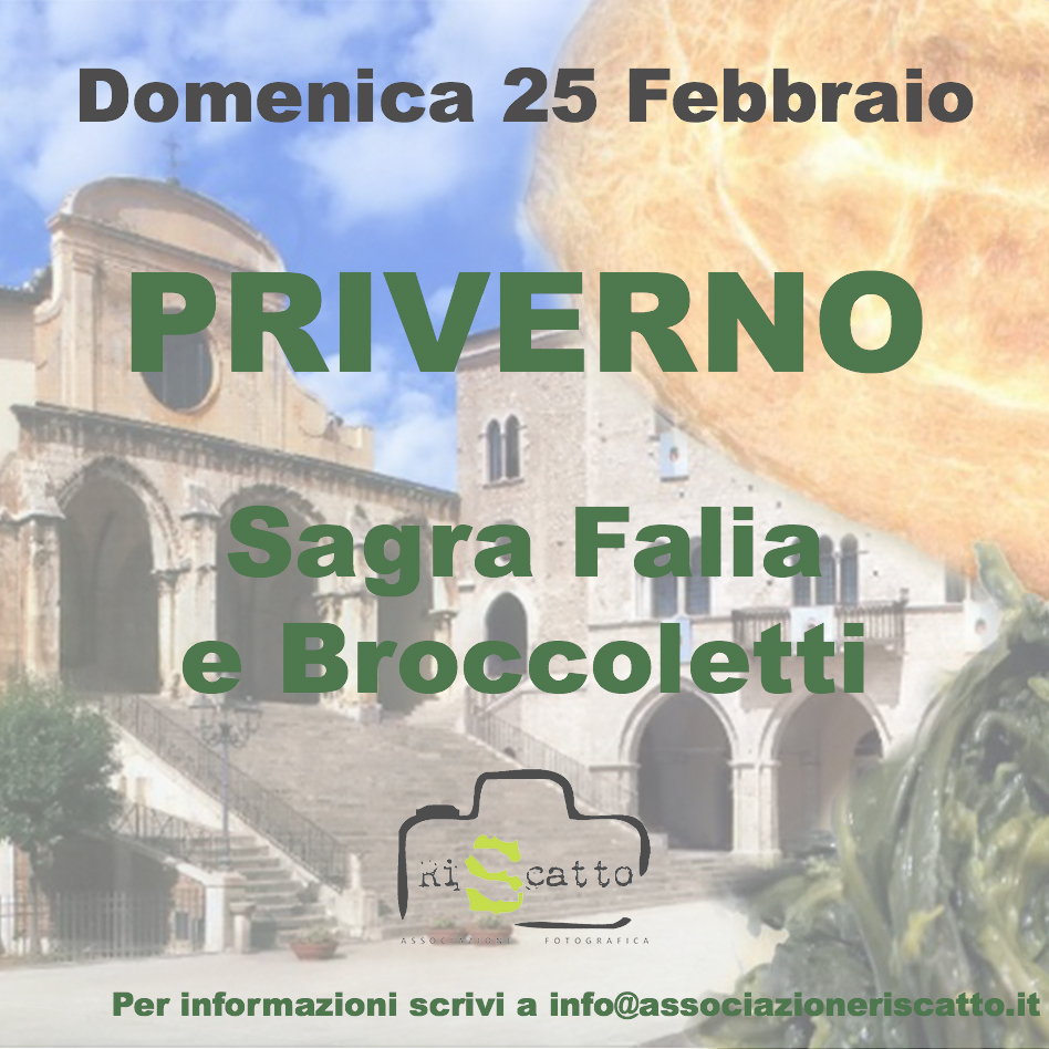 Priverno sagra falia e broccoletti